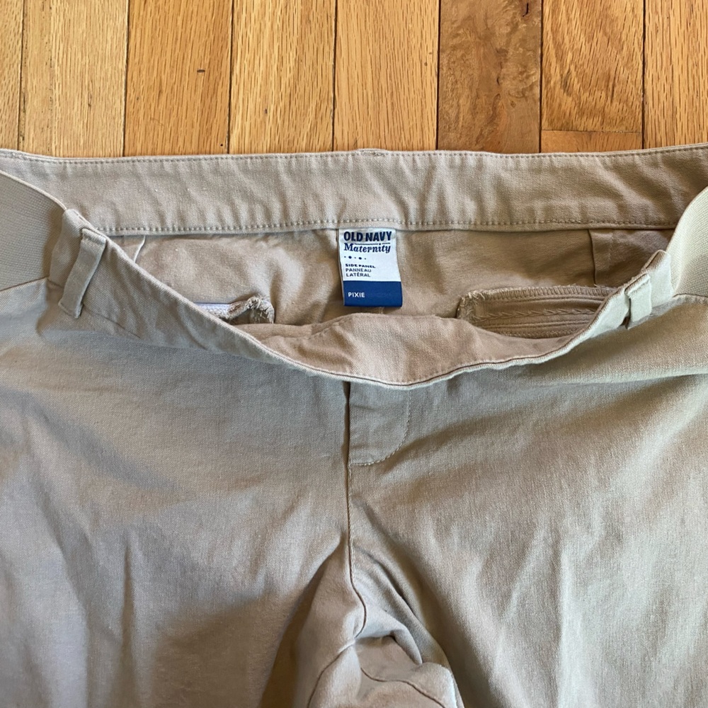 Old Navy maternity chinos